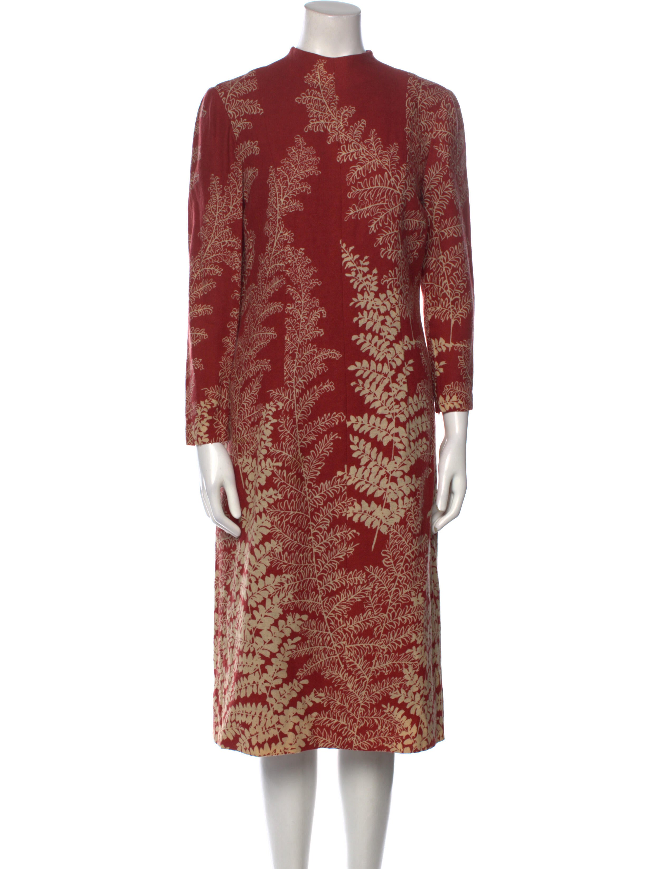 Pauline Trigere Vintage Midi Length Dress