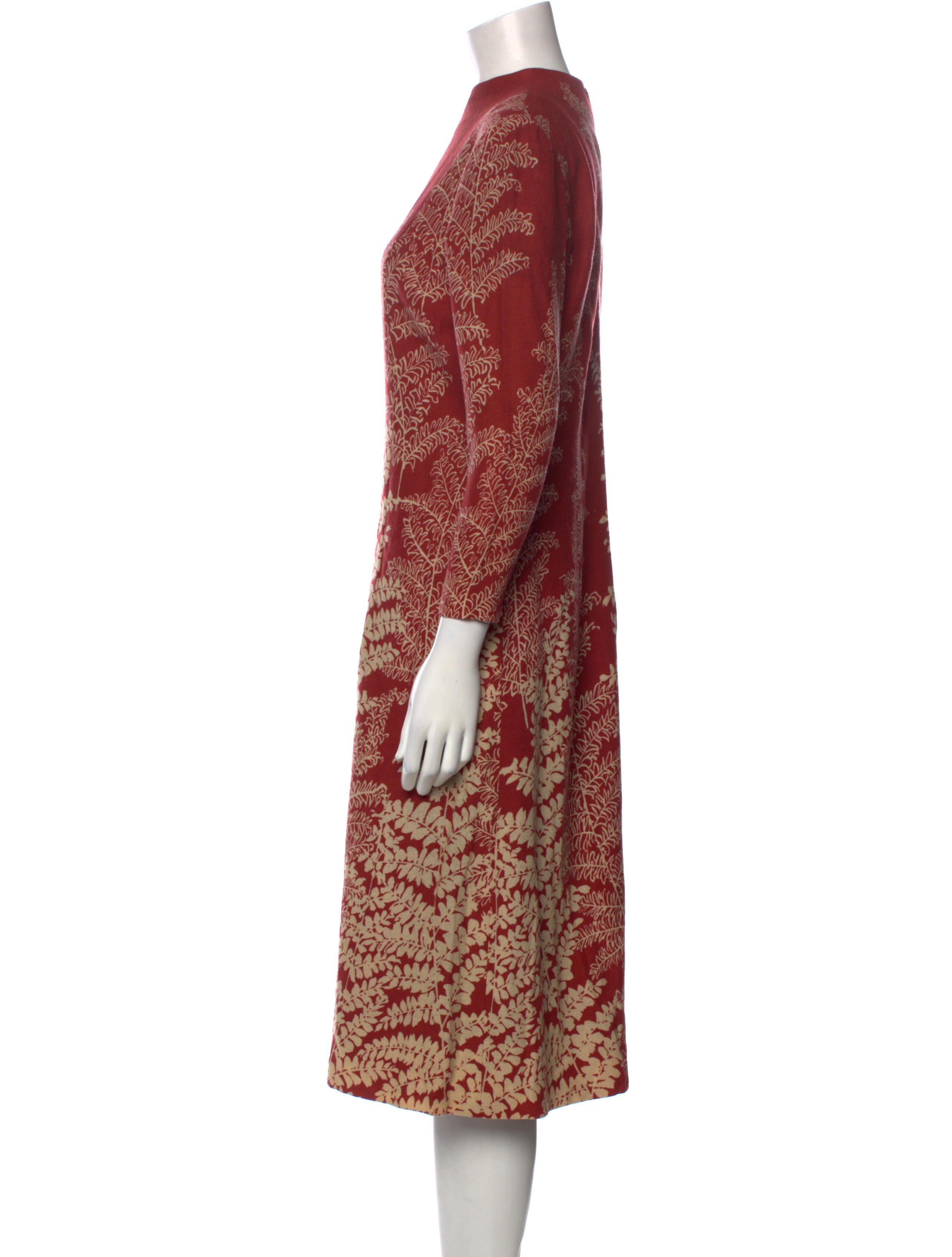 Pauline Trigere Vintage Midi Length Dress