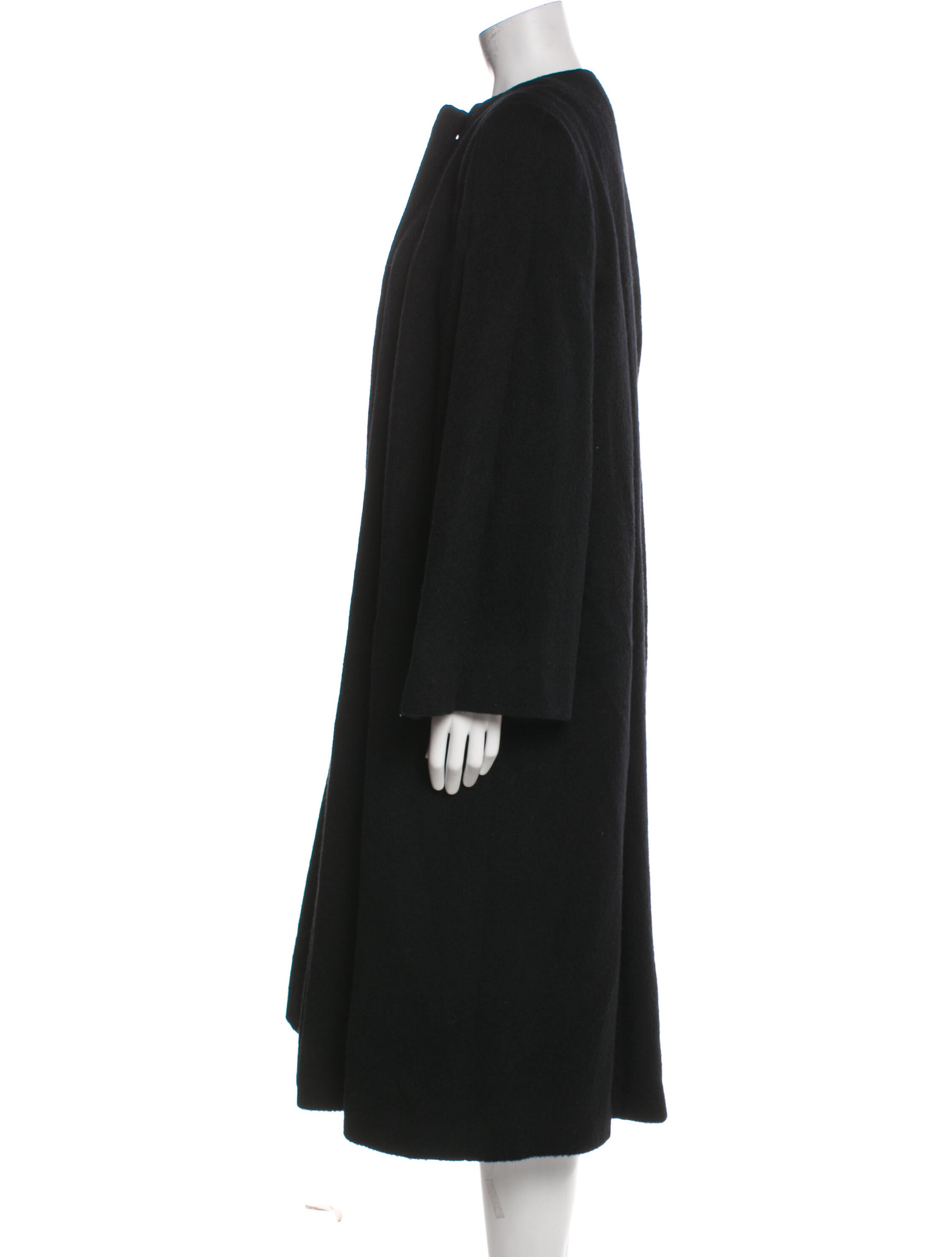 Pauline Trigere Vintage 1980's Faux Fur Coat