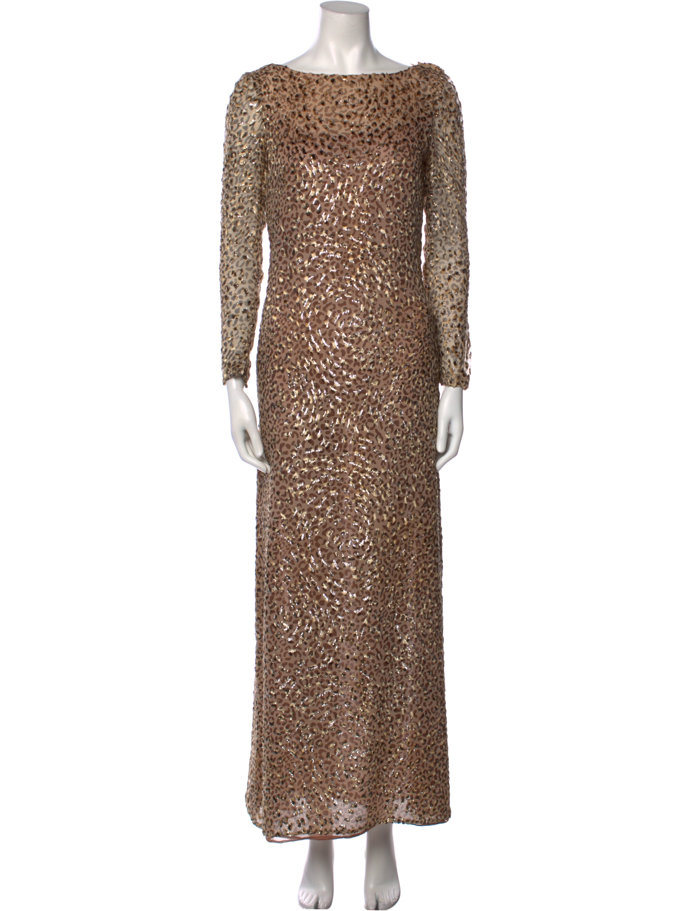 Pauline Trigere Vintage Long Dress