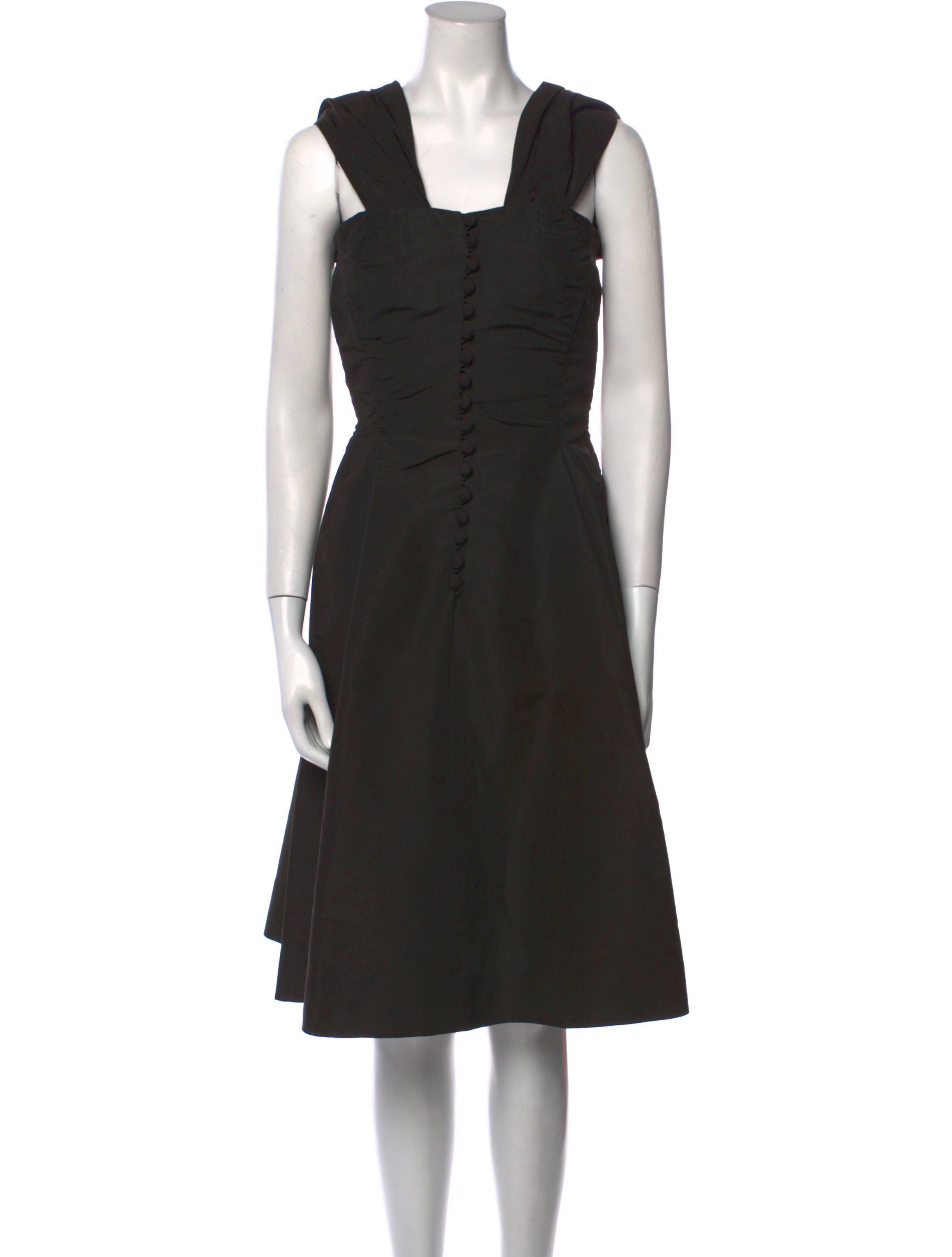 Pauline Trigere Vintage Midi Length Dress