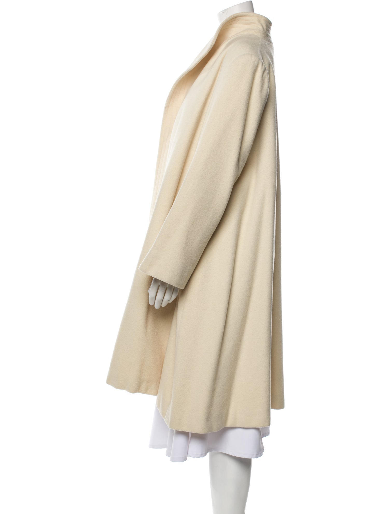 Pauline Trigere Vintage 1980's Faux Fur Coat