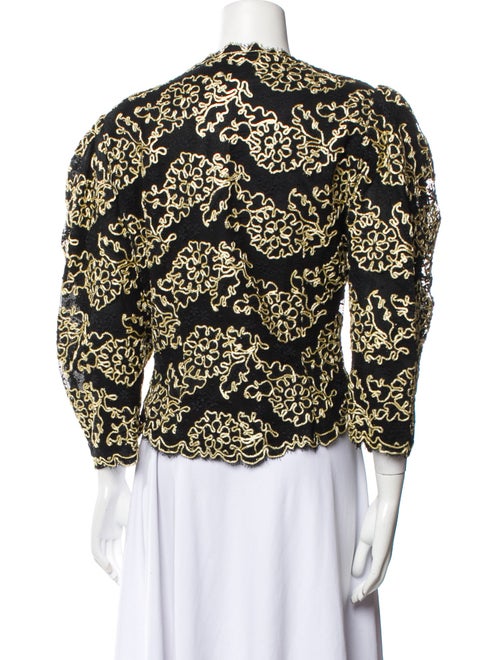 Pauline Trigere Printed Evening Jacket