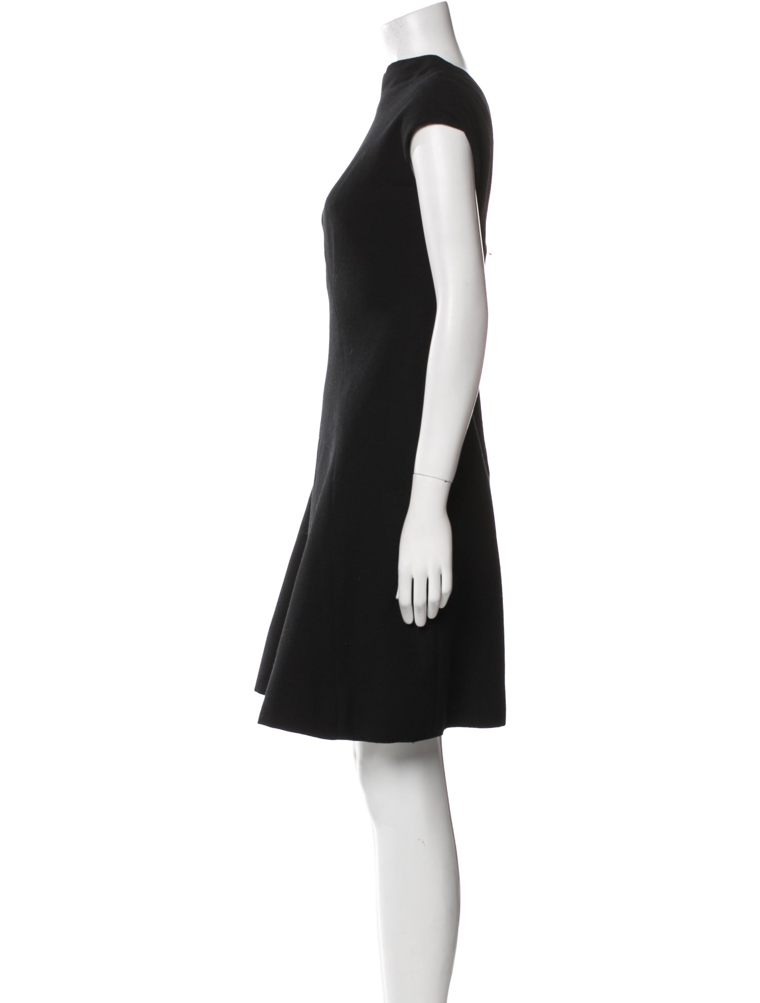 Pauline Trigere Bateau Neckline Mini Dress