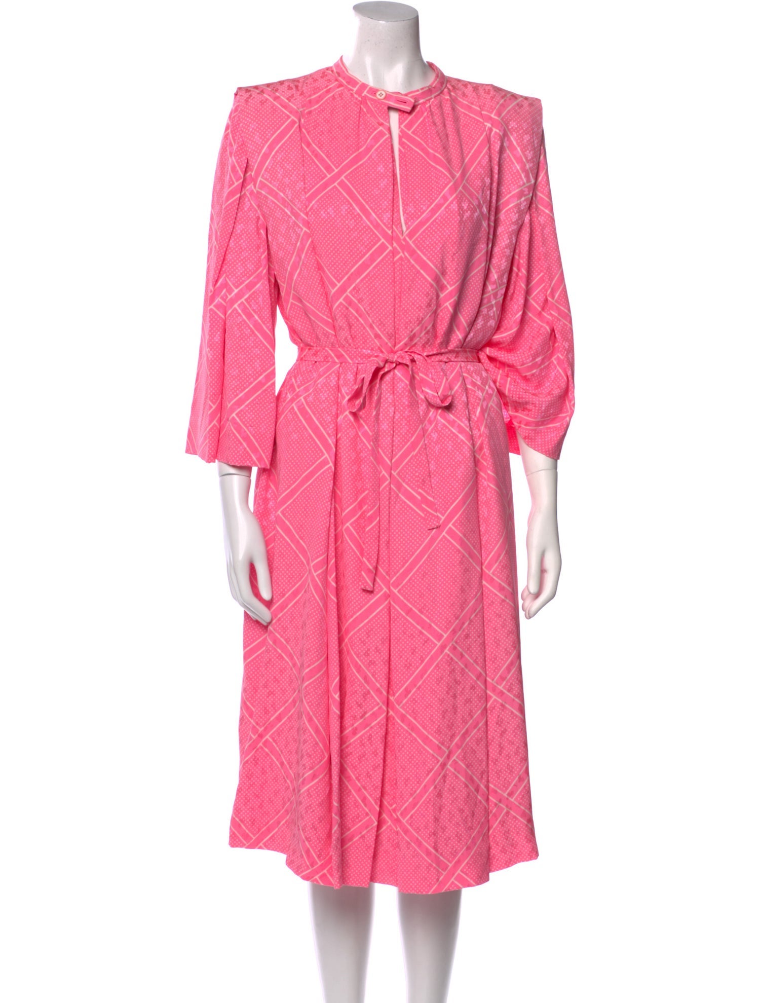 Pauline Trigere Vintage Midi Length Dress