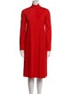 Pauline Trigere Turtleneck Midi Length Dress