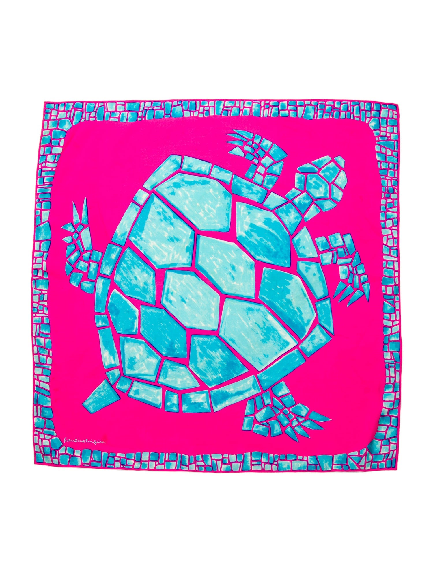 Pauline Trigere Printed Scarf