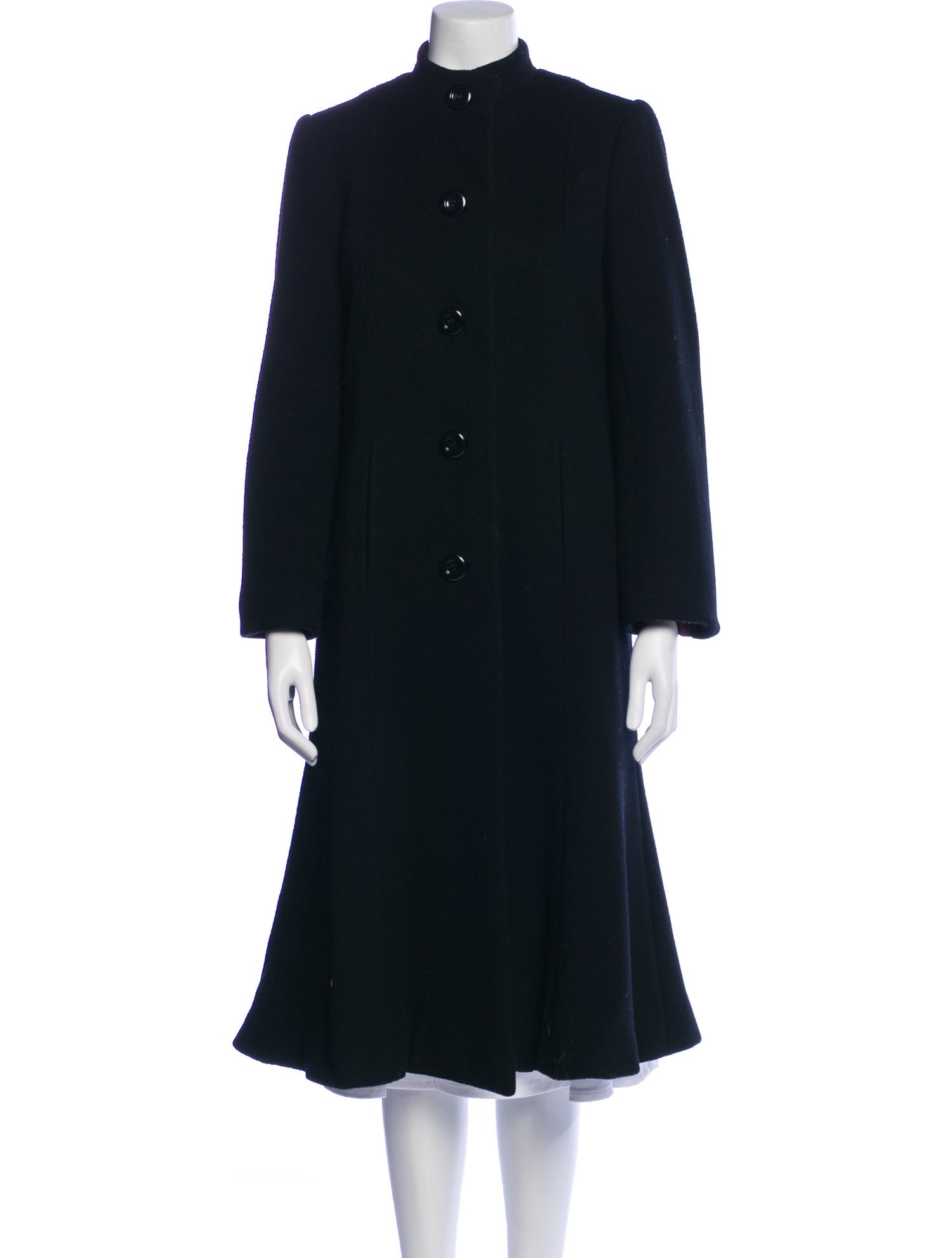 Pauline Trigere Wool Coat