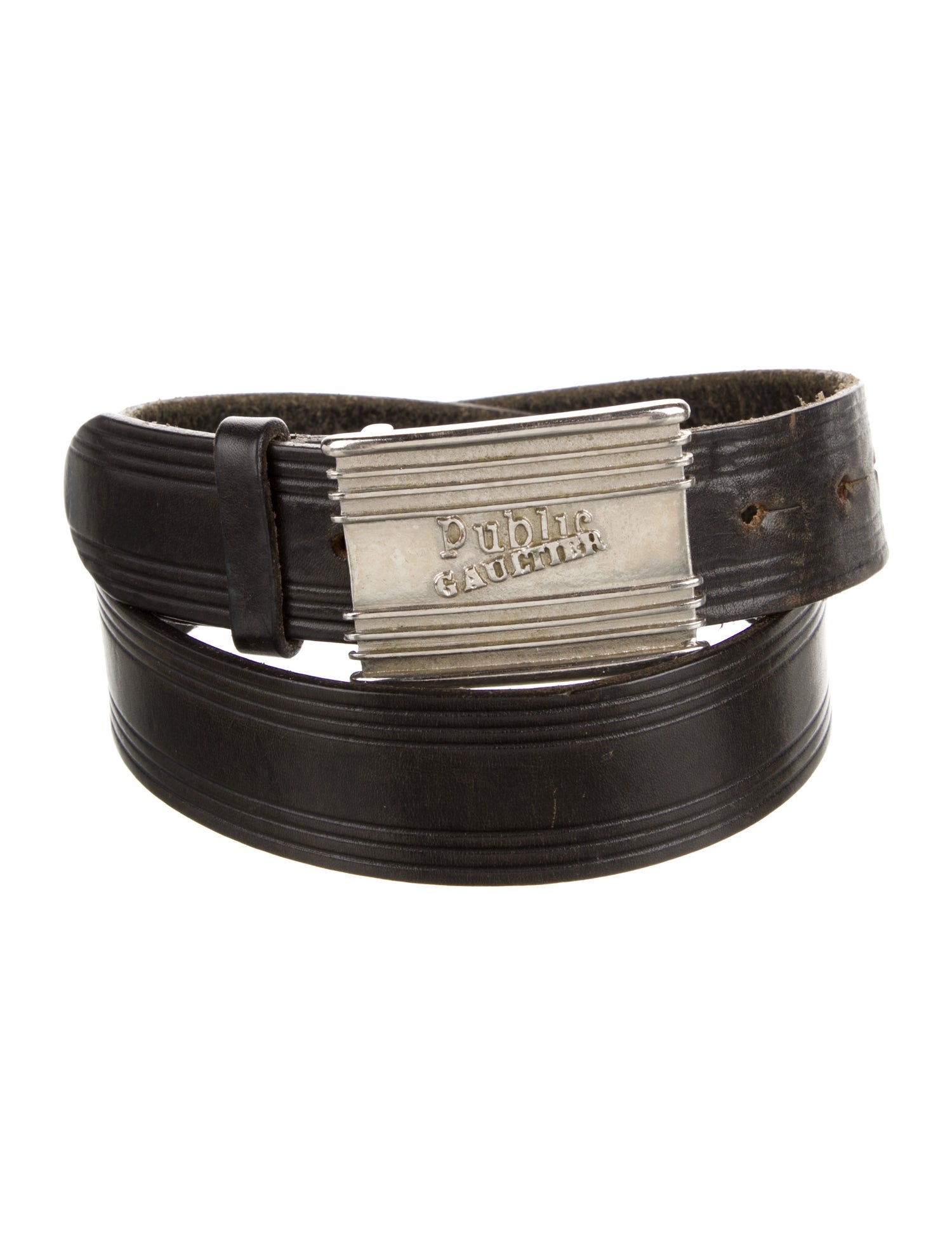 Public Gaultier Vintage Leather Belt