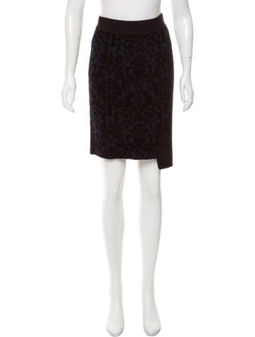 Piece d'Anarchive Skirts Jacquard Wool Skirt M