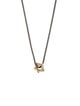 Pedro Boregaard Two-Tone Star Pendant Chain Necklace