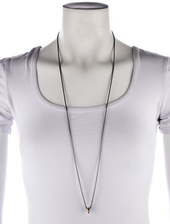 Pedro Boregaard Two-Tone Star Pendant Chain Necklace