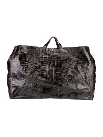 Peter Do for Medea Embossed Leather Laundry Tote