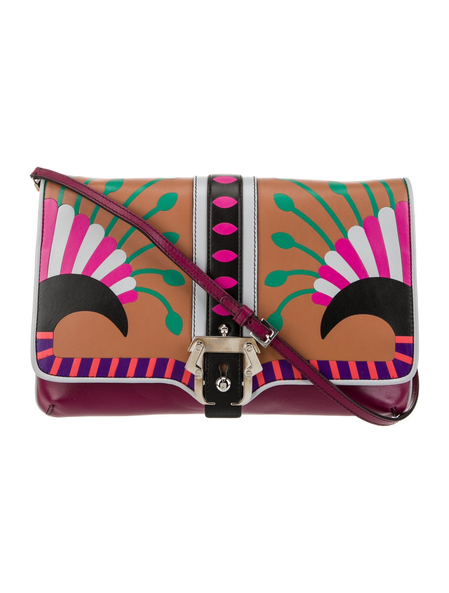 Paula Cademartori Leather Shoulder Bag