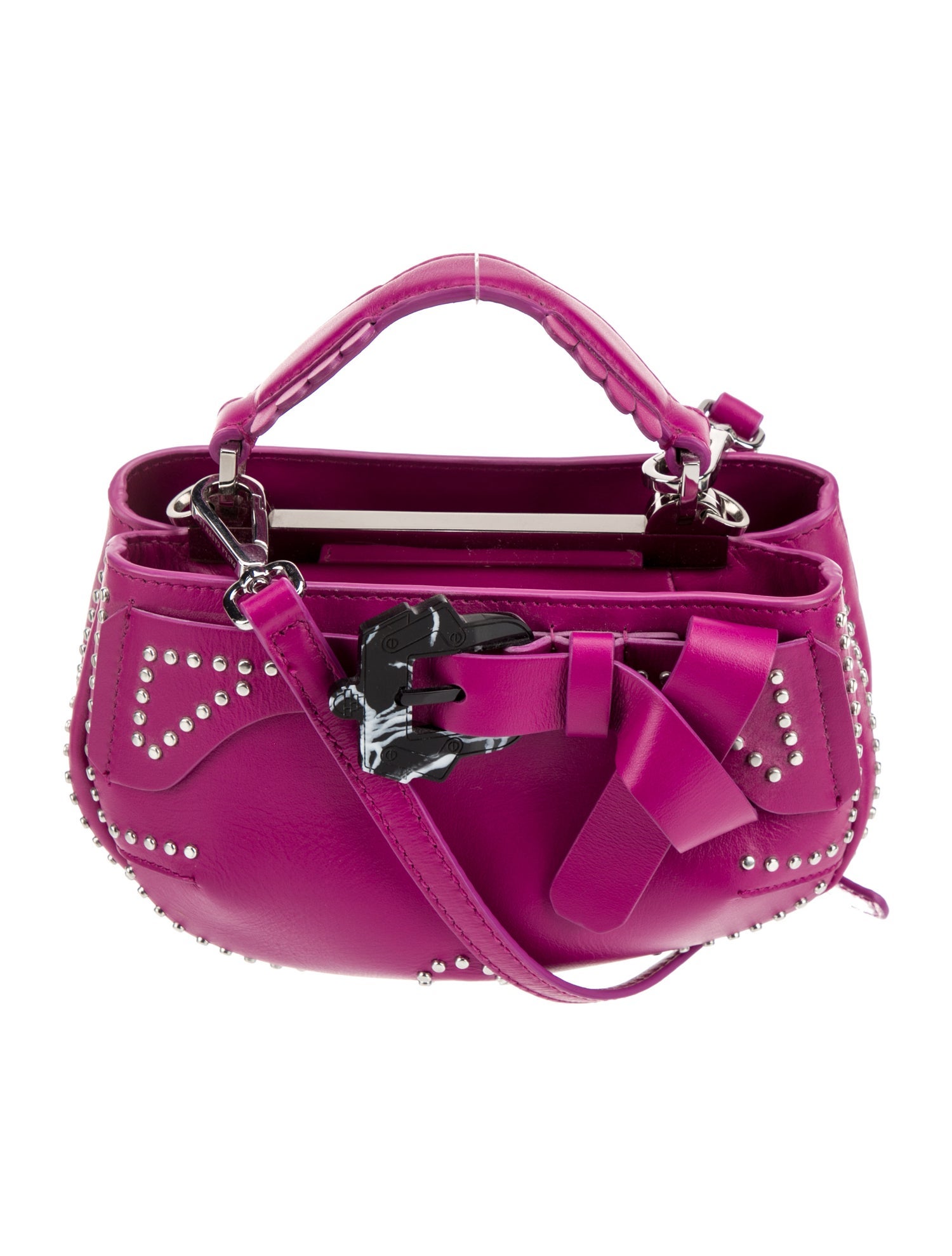 Paula Cademartori Leather Top Handle Bag