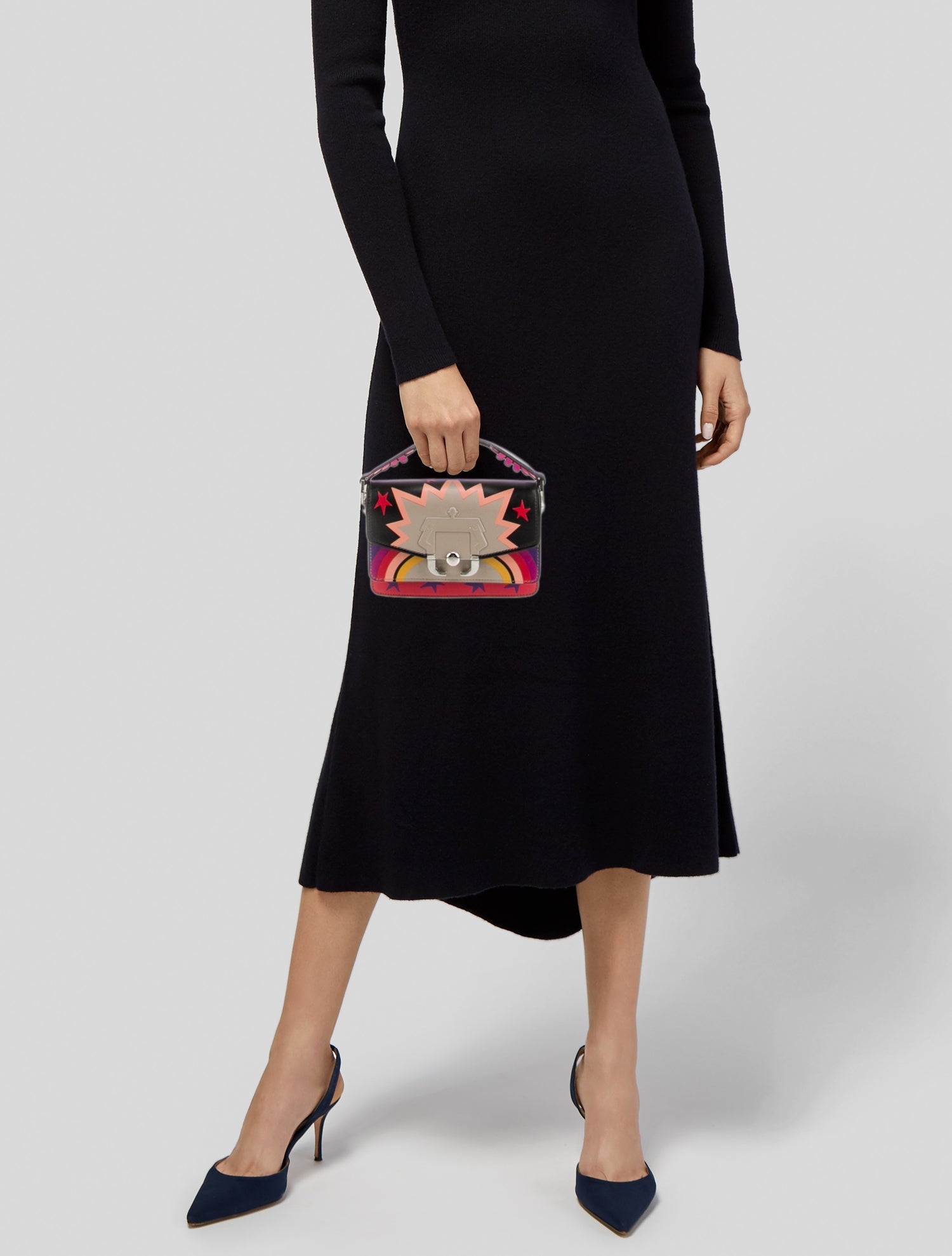 Paula Cademartori Leather Top Handle Bag