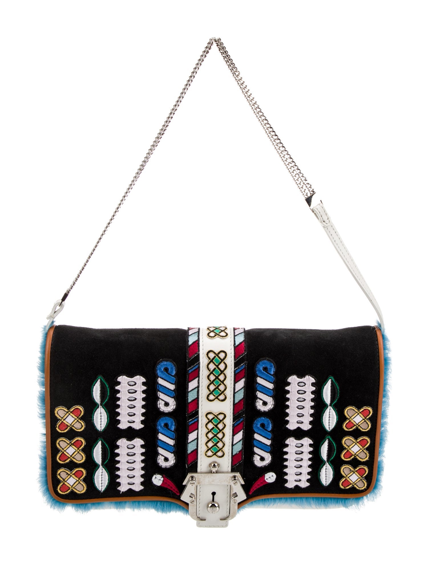 Paula Cademartori Leather Shoulder Bag