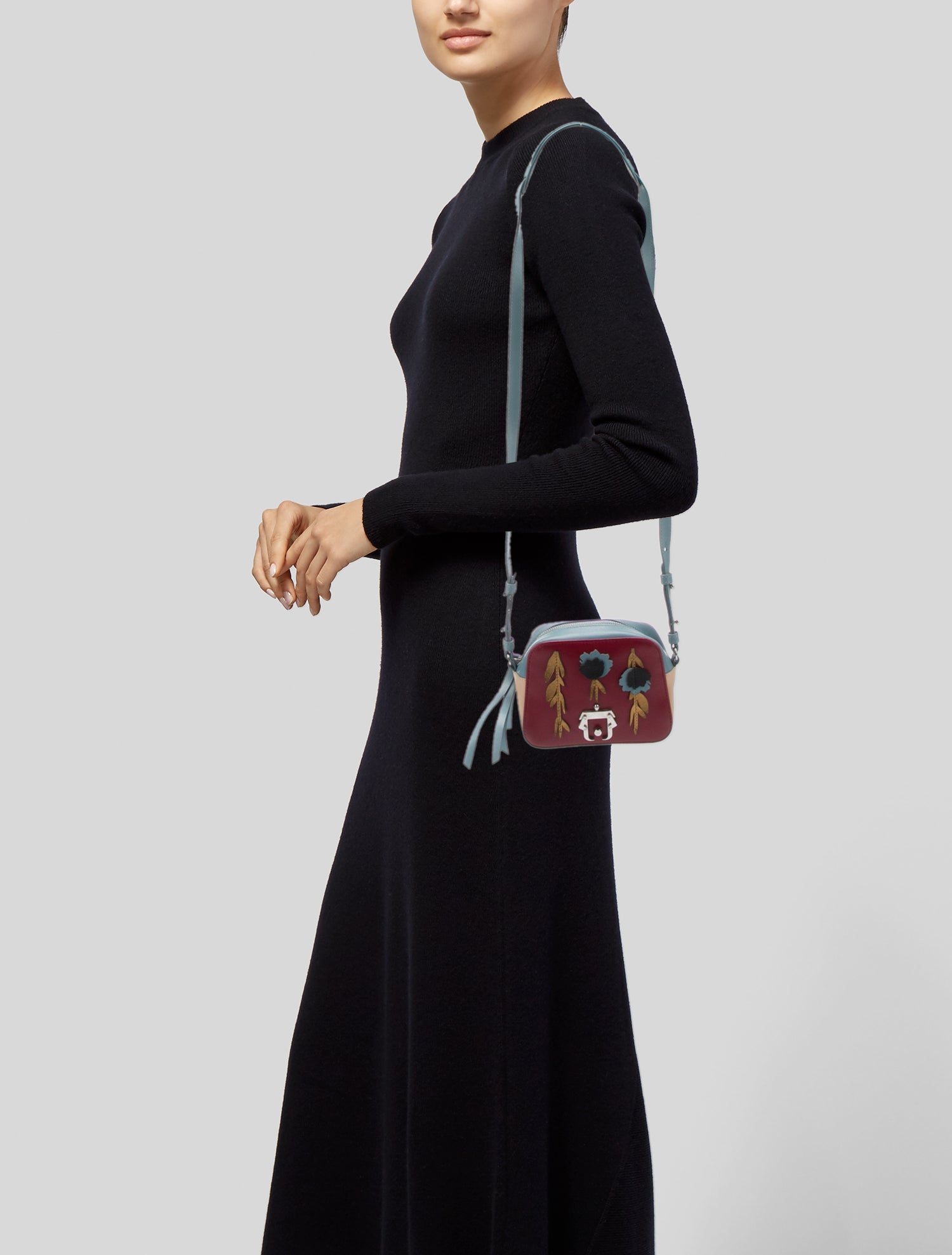 Paula Cademartori Leather Crossbody Bag