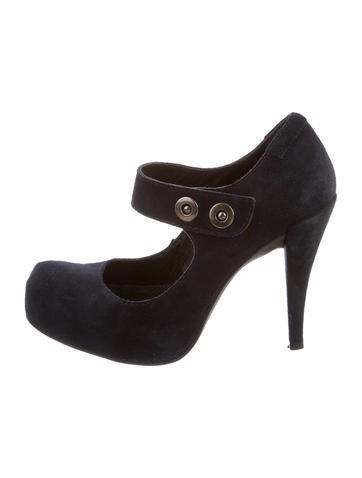 Pedro Garcia Suede Mary Jane Pumps