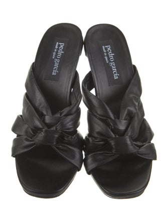 Pedro Garcia Leather Slides