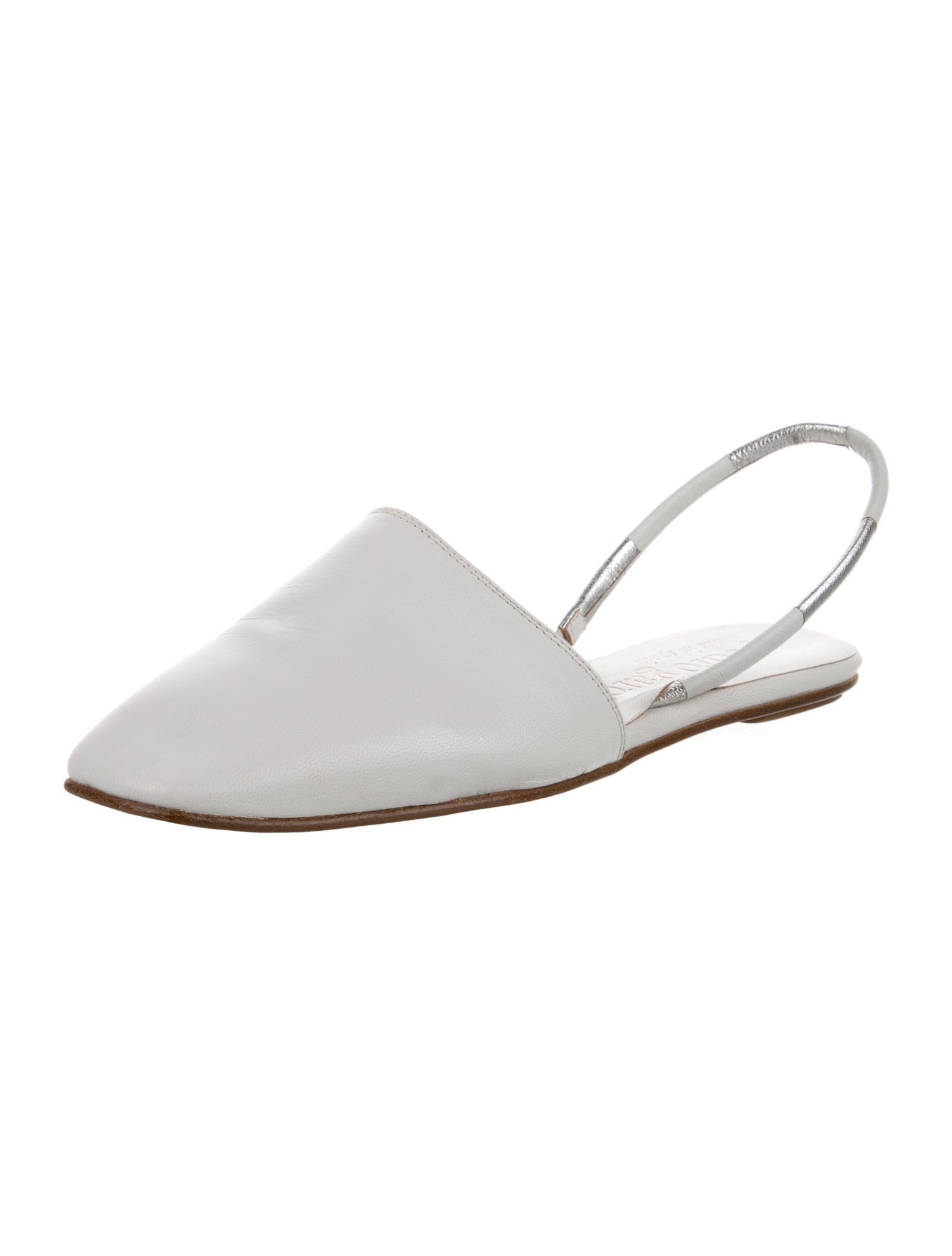 Pedro Garcia Leather Slingback Flats