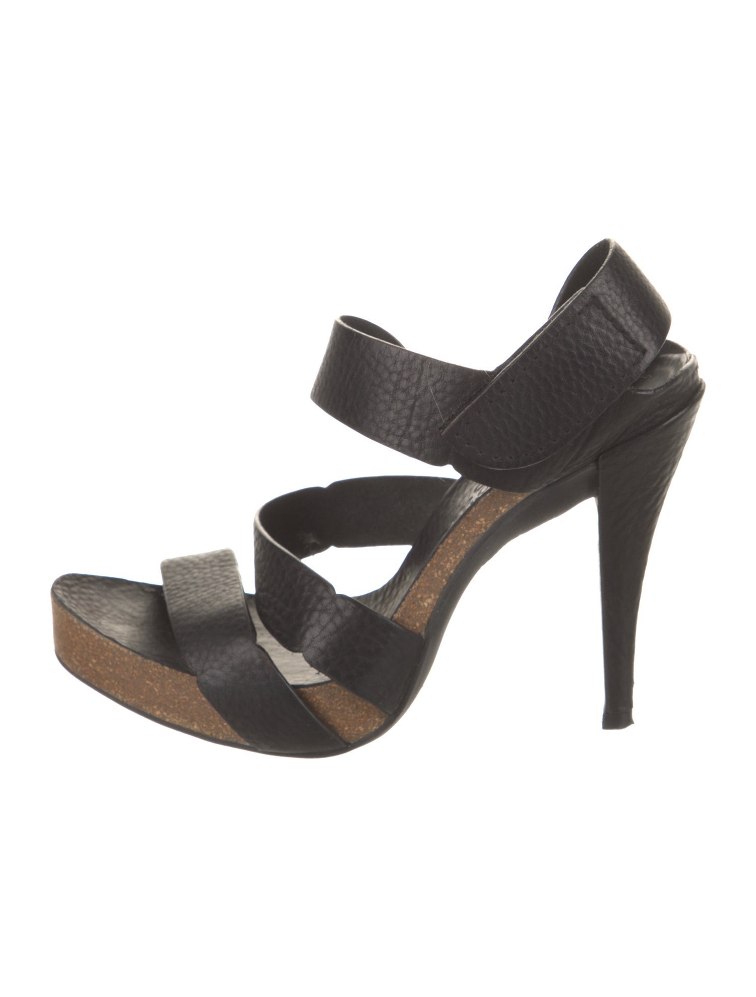 Pedro Garcia Leather Cutout Accent Slingback Sandals
