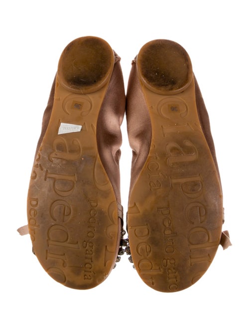 Pedro Garcia Satin Ballet Flats