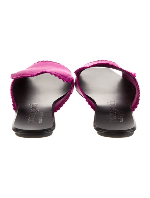 Pedro Garcia Satin Raw-Edge Trim Slides