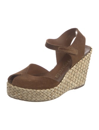 Pedro Garcia Suede Printed Espadrilles