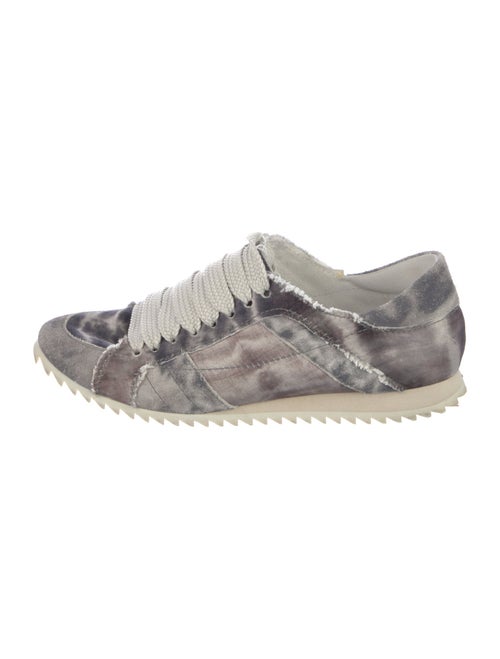 Pedro Garcia Satin Printed Sneakers