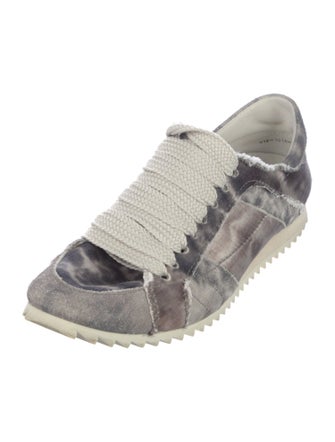 Pedro Garcia Satin Printed Sneakers