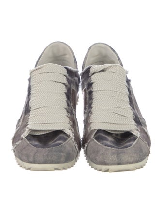 Pedro Garcia Satin Printed Sneakers