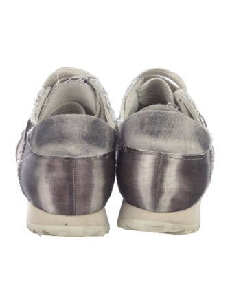 Pedro Garcia Satin Printed Sneakers