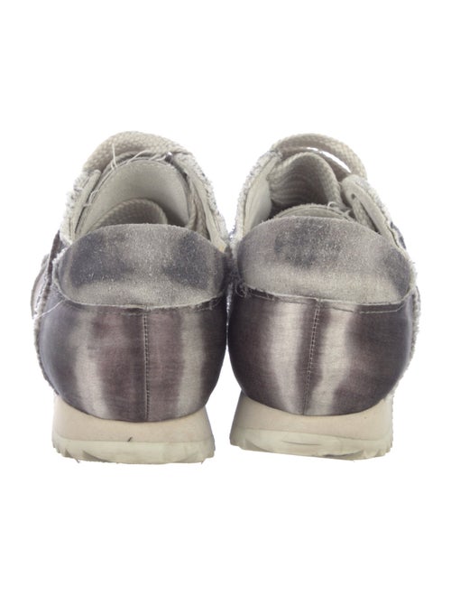 Pedro Garcia Satin Printed Sneakers