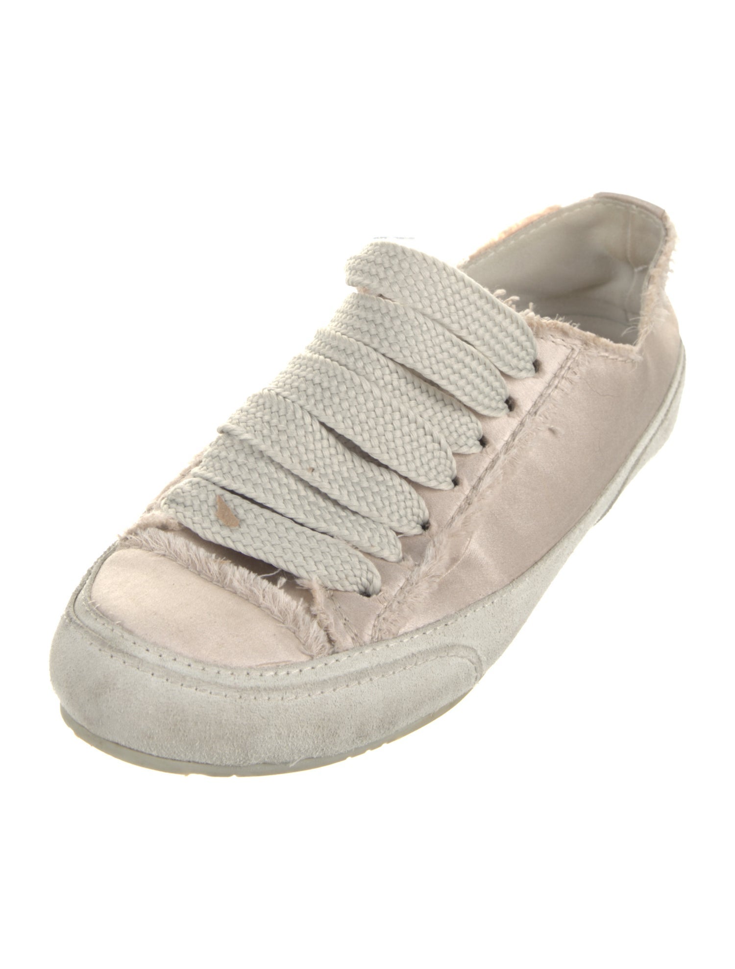 Pedro Garcia Satin Colorblock Pattern Sneakers