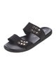 Pedro Garcia Suede Crystal Embellishments Slides