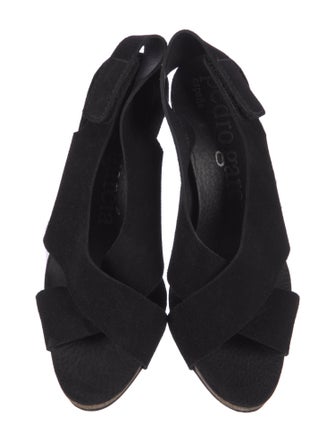 Pedro Garcia Suede Slingback Sandals