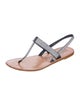 Pedro Garcia Satin T-Strap Sandals