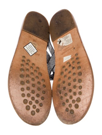 Pedro Garcia Satin T-Strap Sandals