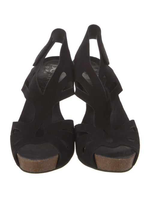 Pedro Garcia Suede T-Strap Sandals