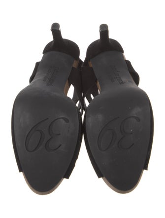 Pedro Garcia Suede T-Strap Sandals