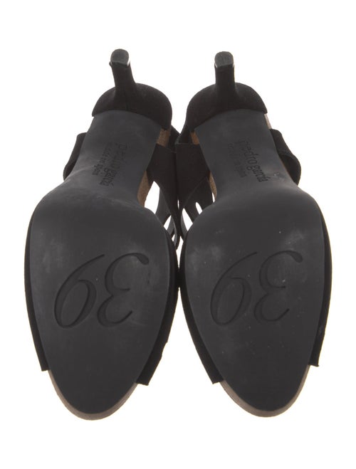 Pedro Garcia Suede T-Strap Sandals