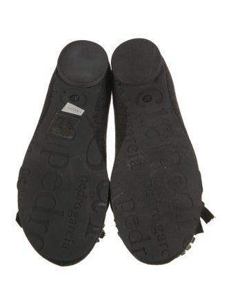 Pedro Garcia Denim Printed Flats