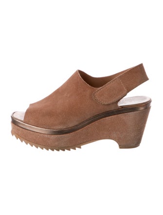 Pedro Garcia Suede Slingback Sandals