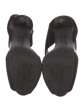 Pedro Garcia Suede Slingback Sandals