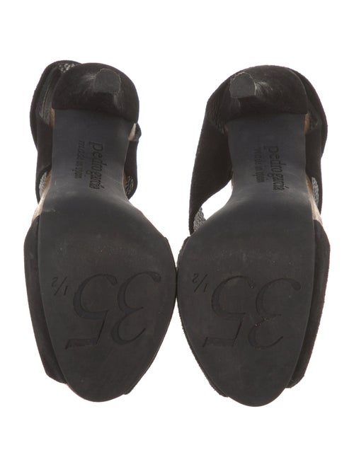 Pedro Garcia Suede Slingback Sandals