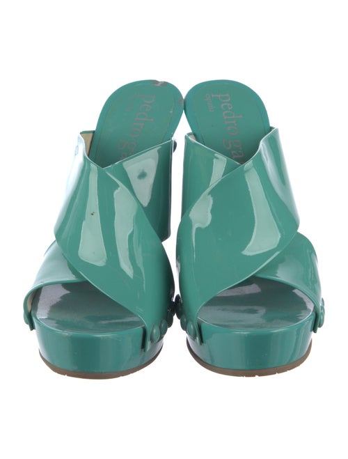 Pedro Garcia Patent Leather Slides