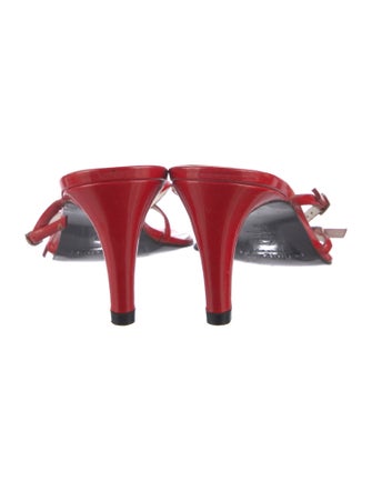 Pedro Garcia Patent Leather Slides