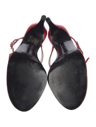 Pedro Garcia Patent Leather Slides