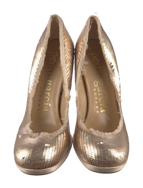 Pedro Garcia Sequins Slingback Pumps